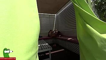 Rough sex with a Spanish babe caught in the act