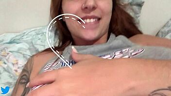 Big boobed babe gets her asshole stretched by big cock