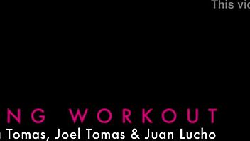 Alexa's tight workout turns into a steamy boxing scene