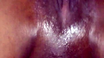 Big ass black amateur couple gets freaky on camera