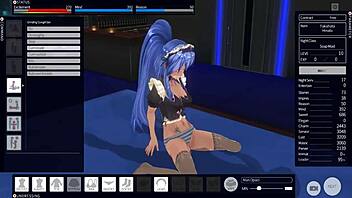 Night of passion with a seductive maid in HD video