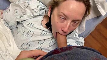 Public anal sex with a big dick patient and his girlfriend in the hospital