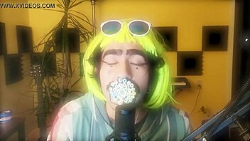 Gay party with egirl and male masturbation in HD video