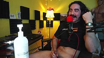 Gay porn game gets dirty with edging and talking dirty