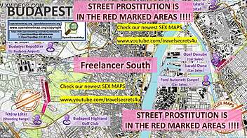 Red light district Budapest sex map with escorts and callgirls