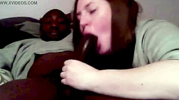 Big cock gets deepthroated by a girl with big mouth