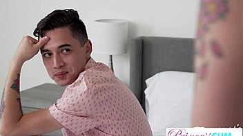 Hardcore sex with stepmom and stepsister in HD video