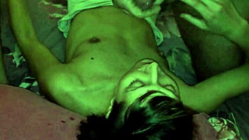POV blowjob and licking ass with small tits blonde