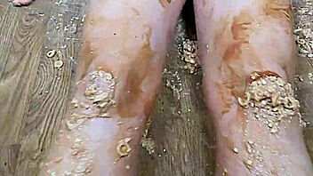 Wet and messy: A foot fetish lover's dream come true