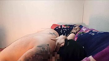 Amateur teen jerks off with big ass Latina