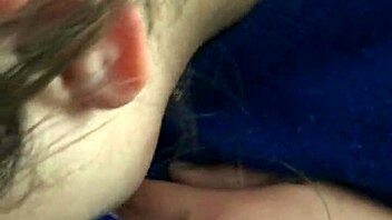 Perfect boobs bounce during intense orgasm