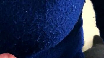 Perfect boobs bounce during intense orgasm