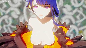 Hentai monster Araden takes charge in trouble