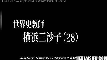 Blackmailed guy takes control in hentai porn video