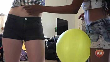Black and white lesbians explore foot fetish desires