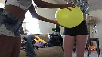 Black and white lesbians explore foot fetish desires