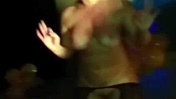 Enjoy a wild party with pornstars and big cock in a movie theater