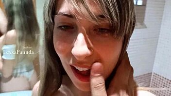 Amateur teen gets creampied by Stepdad's friends