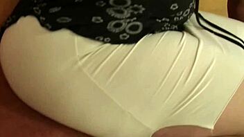 Realistic POV video of a mature threesome with big tits and old pussy