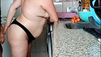 Big tits and big ass BBW secretly recorded on hidden cam