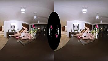 Bareback bareback with big tits and tattooed shemale in POV