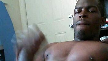 Monster cock Ebony fucks Dboan's tight hole