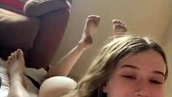 Amateur teen girl Marcela Mora enjoys sucking and fucking in HD video