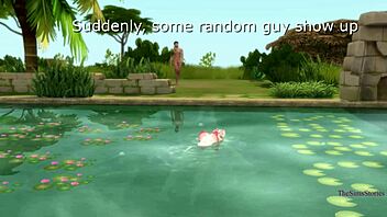 A sensual encounter with a stranger on an island: dogging and masturbation