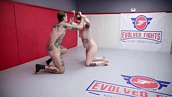 Real amateur sex with tied up wrestler Riley Daniels