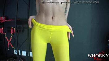 HD video of a cosplaying teen getting her ass filled with cock and silicone