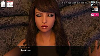 HD cartoon porn: A cute girl gives a blowjob and gets her pussy filled with cum