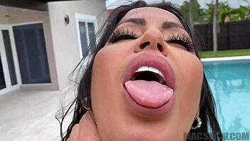 Busty milf Julianna Vega takes on a monster cock in HD video