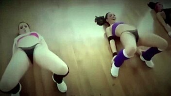 Hot girls with round butts get fit and naughty