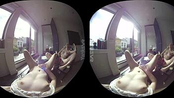 Virtual masturbation with sex toy for beautiful women