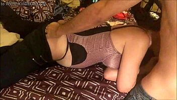 Amateur blonde gets rimmed and fingered in panties