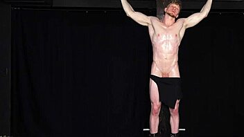 Dreamboy bondage features hot gay anal sex and creampie
