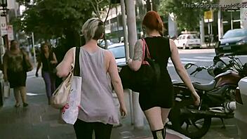 Tattooed babes indulge in foot worship