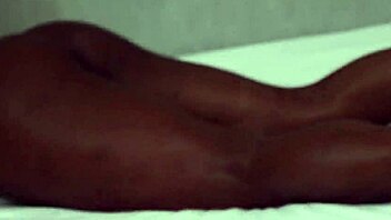 Ebony teen Myke Brazil gets spanked by an old man
