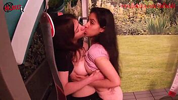 Young amateurs and exhibitionists get naughty in a furniture store