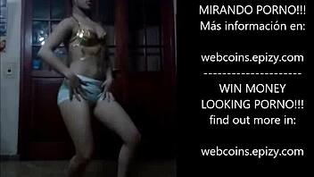Pornstar chica shows off her curves on webcam