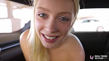 POV video of braylin bailey's rough sex with a big cock and dildo