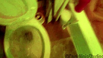 Step-sister and step-brother indulge in taboo bathroom sex with cock ninja studios