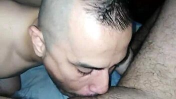 Big dick Latino hunk enjoys deep throat