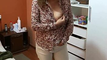 Mommy and her friends get turned on by my big tits and erotico skills