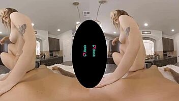 Virtual reality fucking with big ass blonde gwen nasty and her moans of pleasure