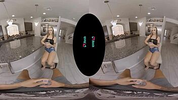 Virtual reality fucking with big ass blonde gwen nasty and her moans of pleasure