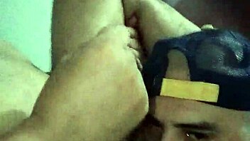 Gay amateur Isabel Boza gives a blowjob and swallows cum