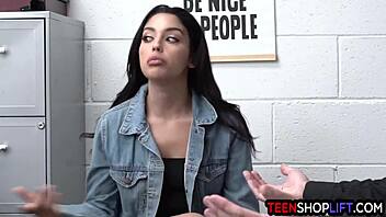 Teen blowjob at work leads to hardcore office sex with priest