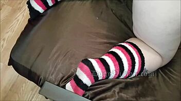 Husband films wife sharing big black cock with dog style