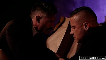 Emily willis takes on two men in a rough and dirty threesome